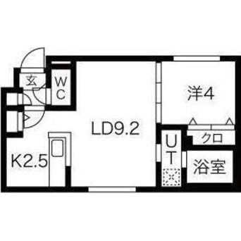 間取図 パークレジデンス円山北
