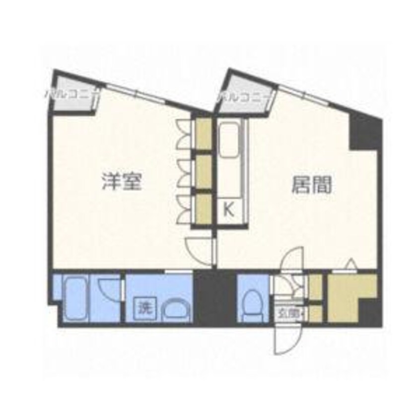 間取図 プライムパーク円山公園