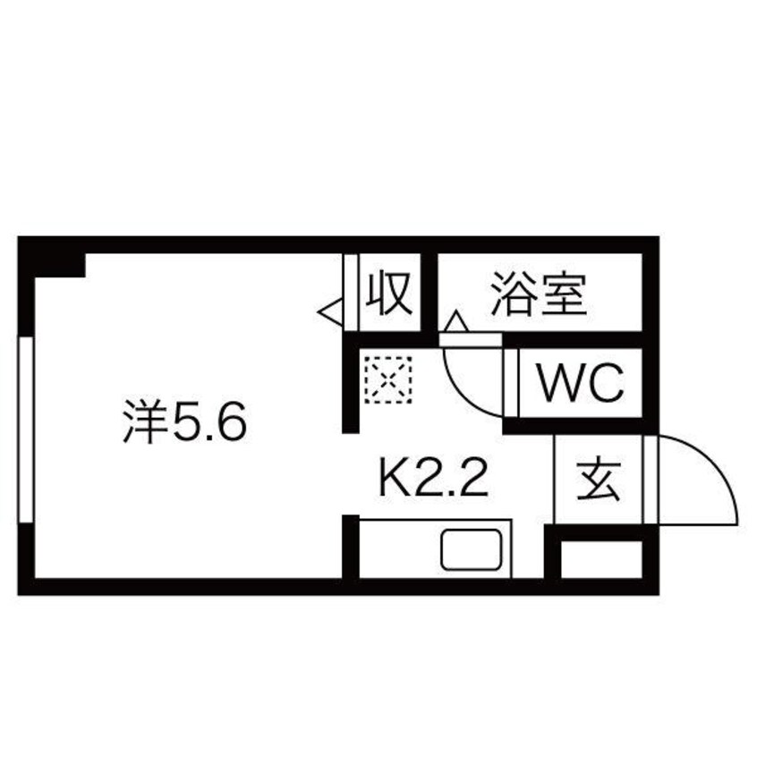 間取図 エルム桑園