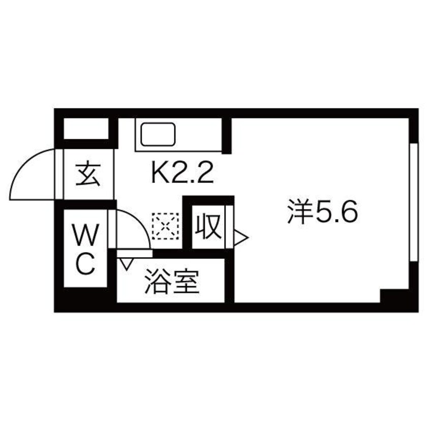 間取図 エルム桑園