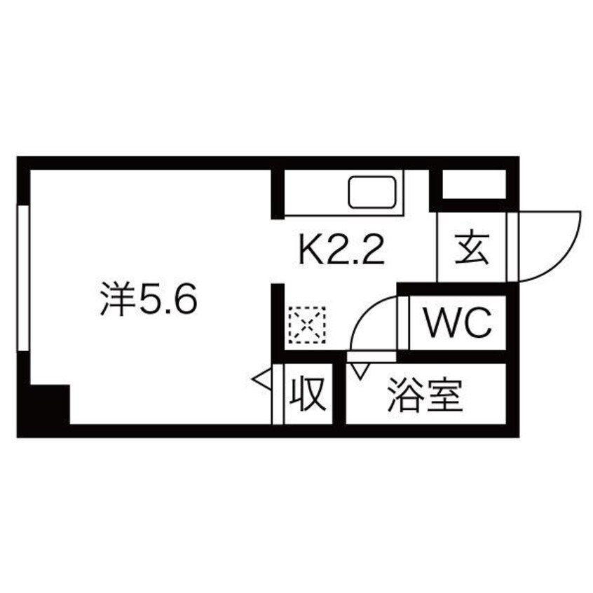 間取図 エルム桑園