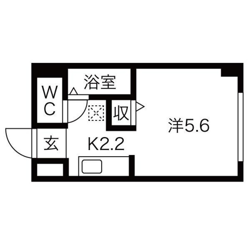 間取図 エルム桑園