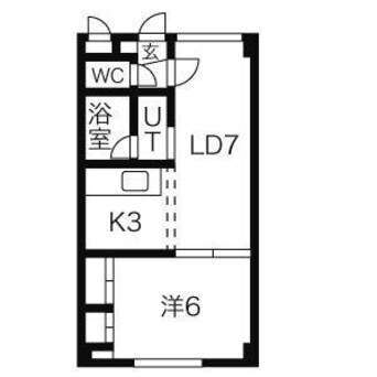 間取図 フロイデンス桑園