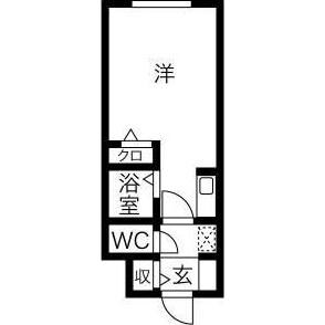 間取り図 ファーロックコートK18