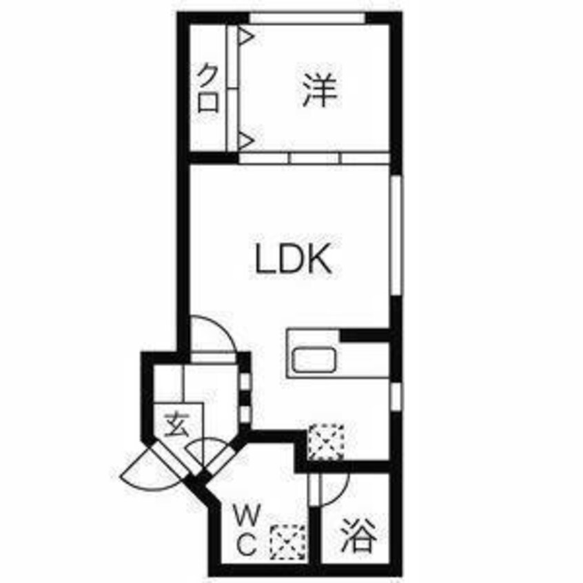 間取図 ラフィネ北円山