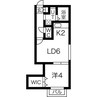 LARGE(ラルジュ) 1LDKの間取り