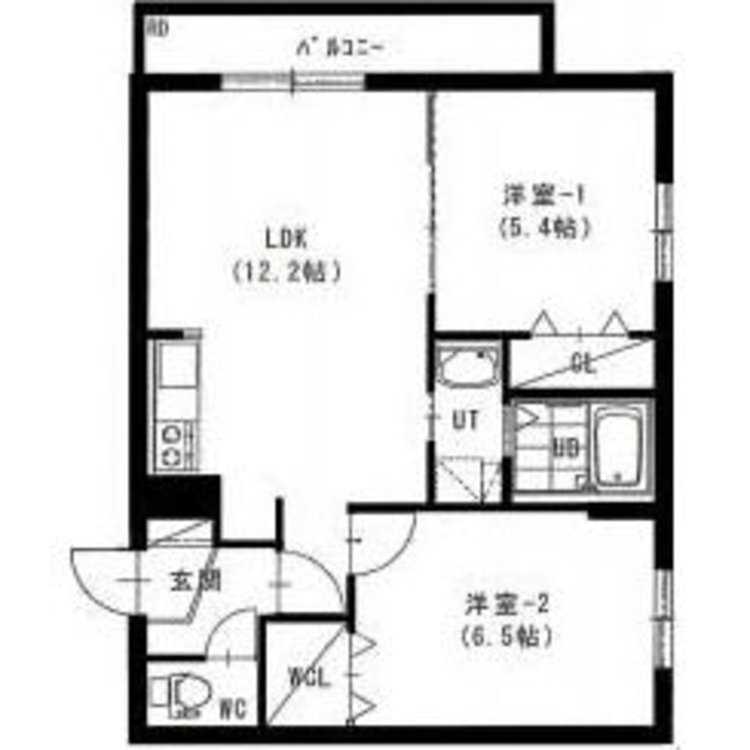 間取図 プランドールモンテ北円山