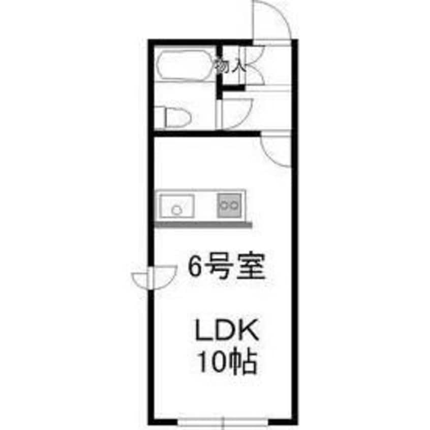 間取図 アルファアパル・ノーブル