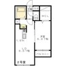 シャトーライフ近代美術館前1 1LDKの間取り