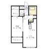 シャトーライフ近代美術館前1 1LDKの間取り