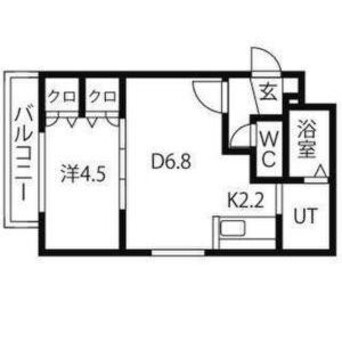 間取図 ルーエ北円山