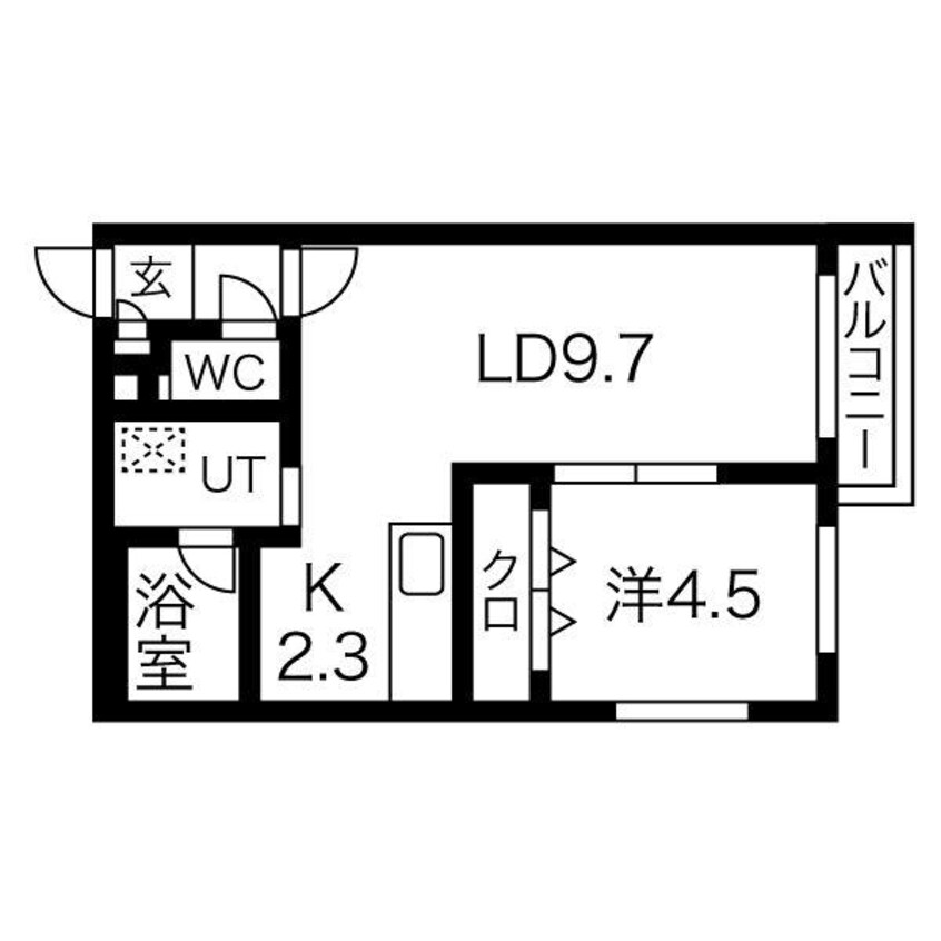 間取図 PROSPERITY手稲