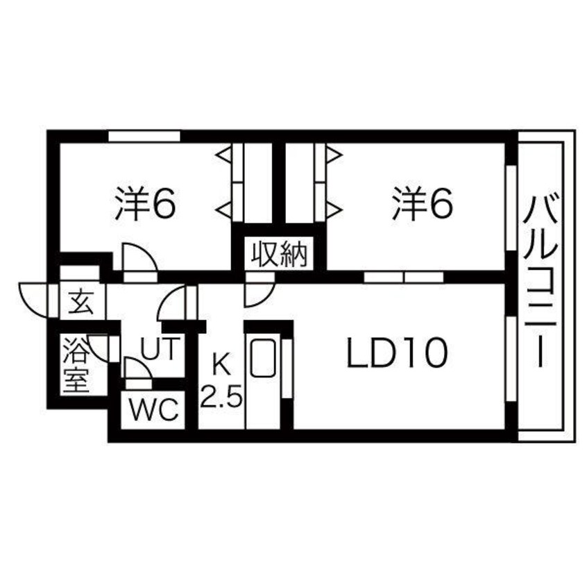 間取図 マジェスティック手稲