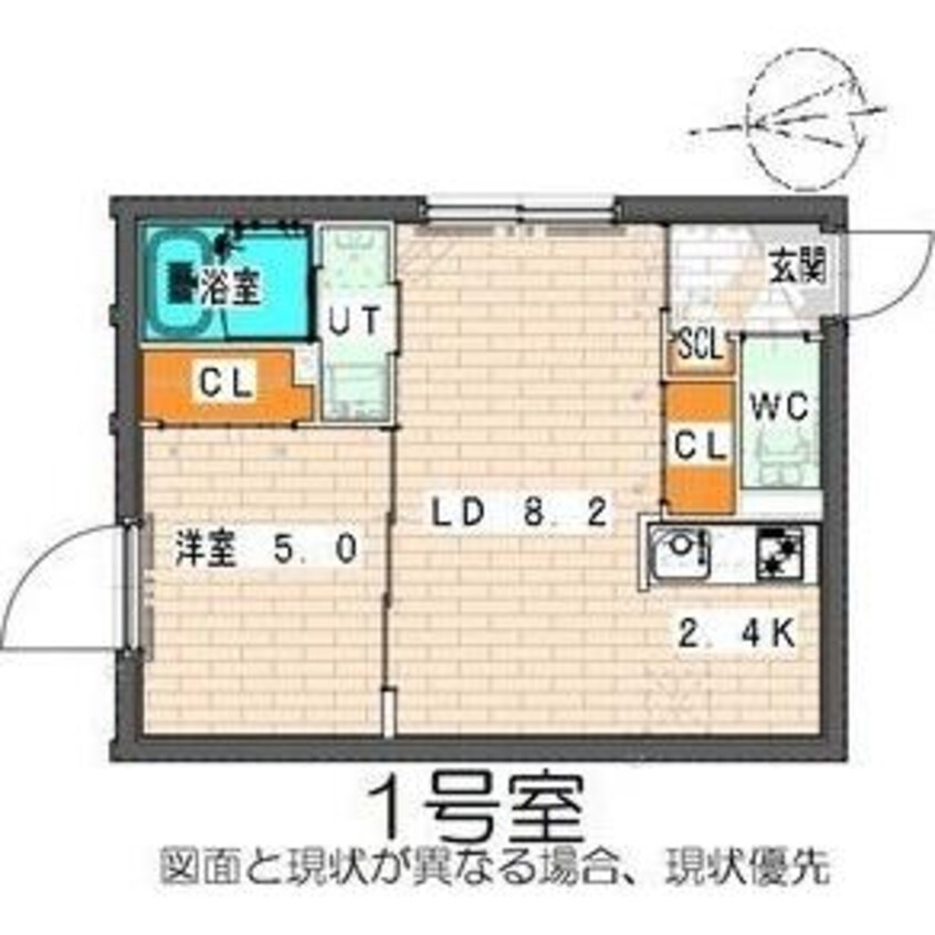 間取図 Posh桑園（ポッシュ桑園）