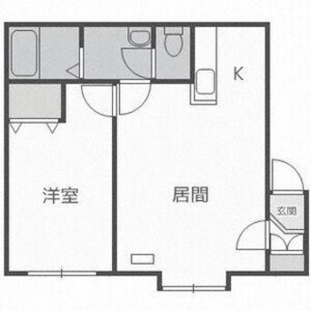 間取図 曙1条レモンハイツ