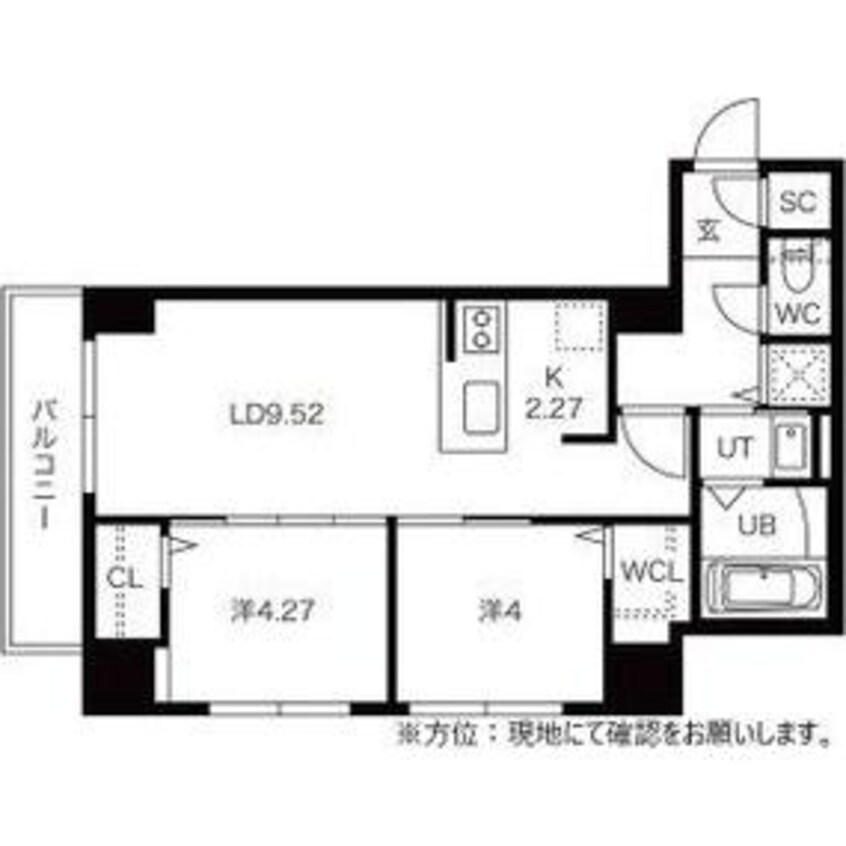 間取図 ASH　MARUYAMA（アッシュマルヤマ）