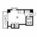 シティハイム１の間取図