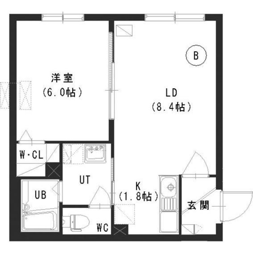 間取図 ル・ファール北円山
