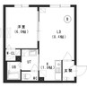 ル・ファール北円山 1LDKの間取り