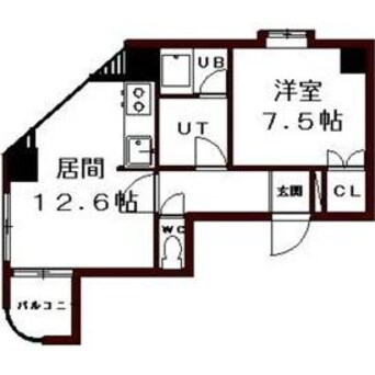 間取図 ウイング円山北町