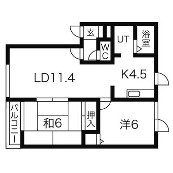 間取図 ブリーズヒルC