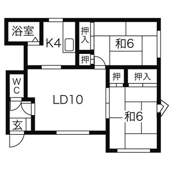 間取図 耕楽ハイツA