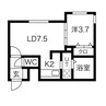 F-HOUSE発寒 1LDKの間取り