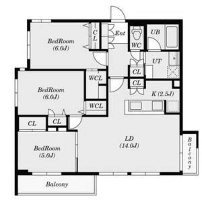 間取図 S-RESIDENCE神宮前