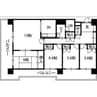 アルファスクエア円山 4LDKの間取り