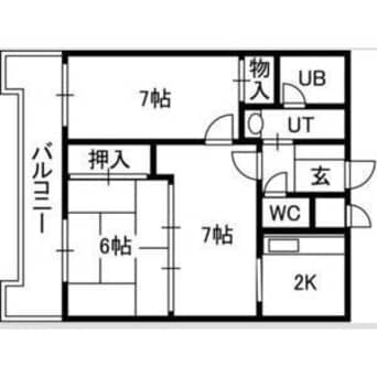 間取図 アルファスクエア円山