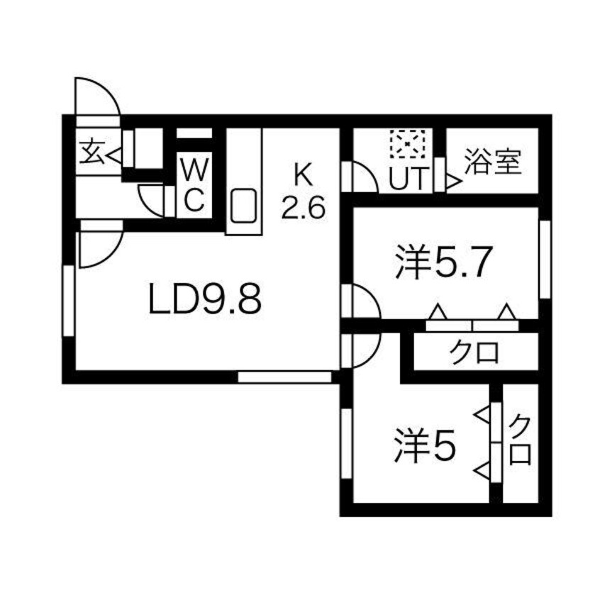 間取図 SERAM桑園（セラム桑園）