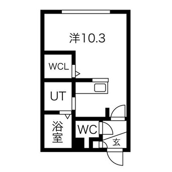 間取図 Halenix札幌医大前