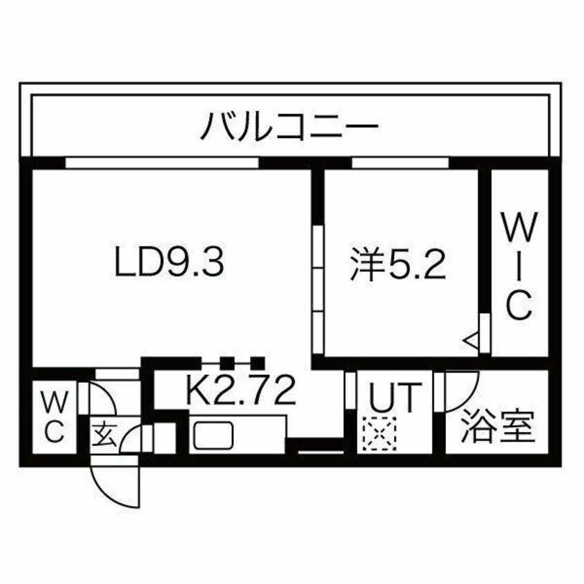 間取図 シエル桑園