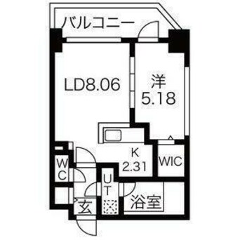 間取図 アークネスト円山