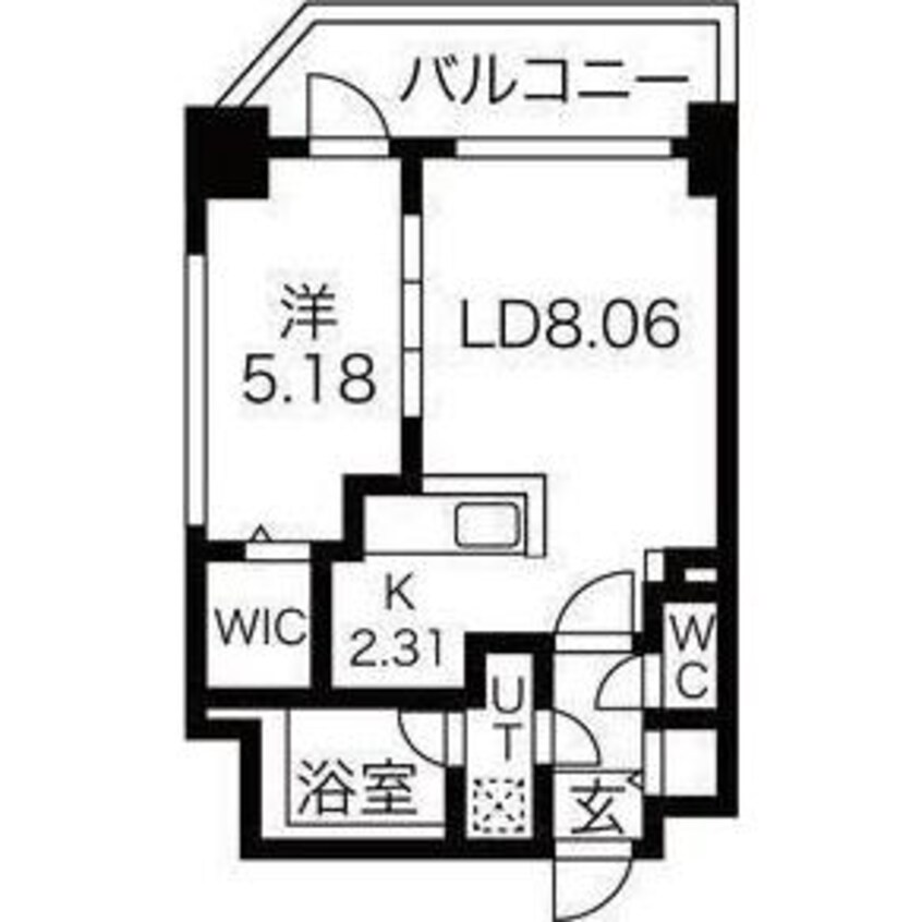 間取図 アークネスト円山