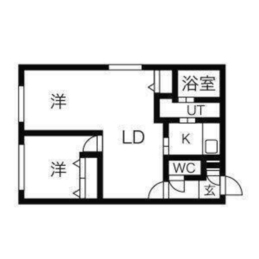 間取図 ゼスティ医大前