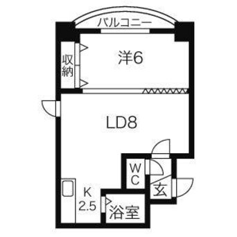 間取図 コトン大通中央