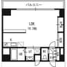 アストリアN6 1Rの間取り