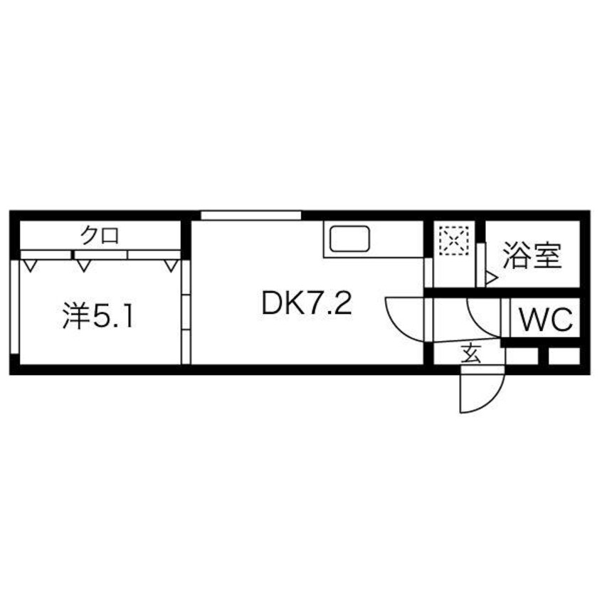 間取図 North West IR