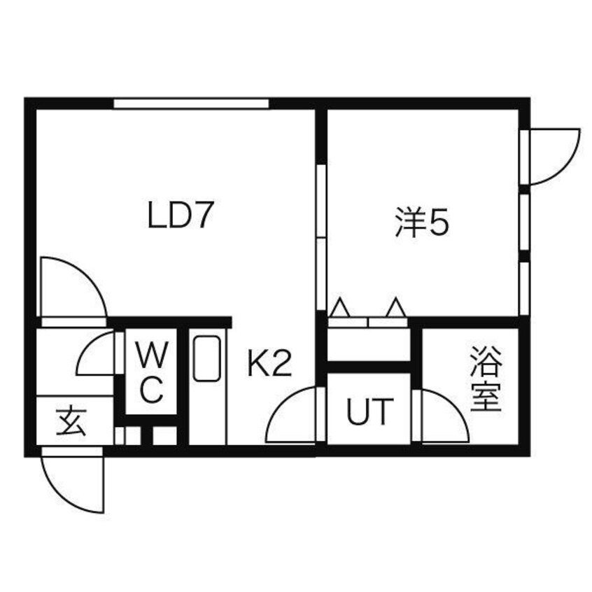 間取図 ブランノワールさっぽろst