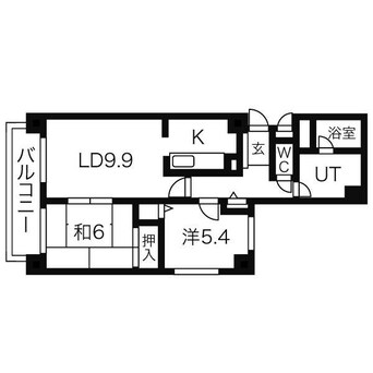 間取図 Core大通