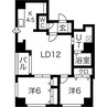 アンディール円山 2LDKの間取り