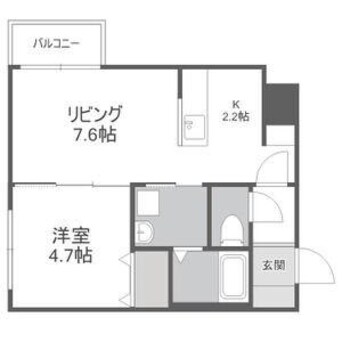 間取図 メゾンMT手稲本町