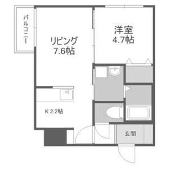 間取図 メゾンMT手稲本町