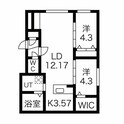 パレス楸(ヒサギ)の間取図