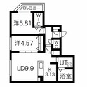 パレス楸(ヒサギ)の間取図