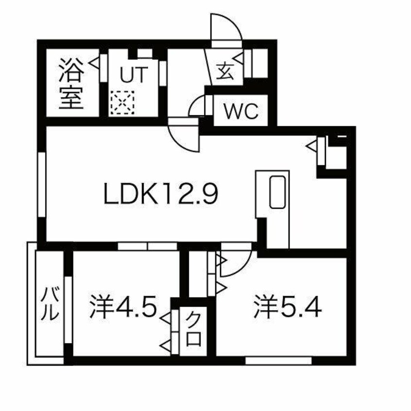 間取図 ブランシャール医大前