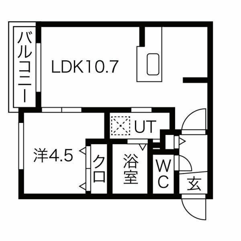 間取図 ブランシャール医大前