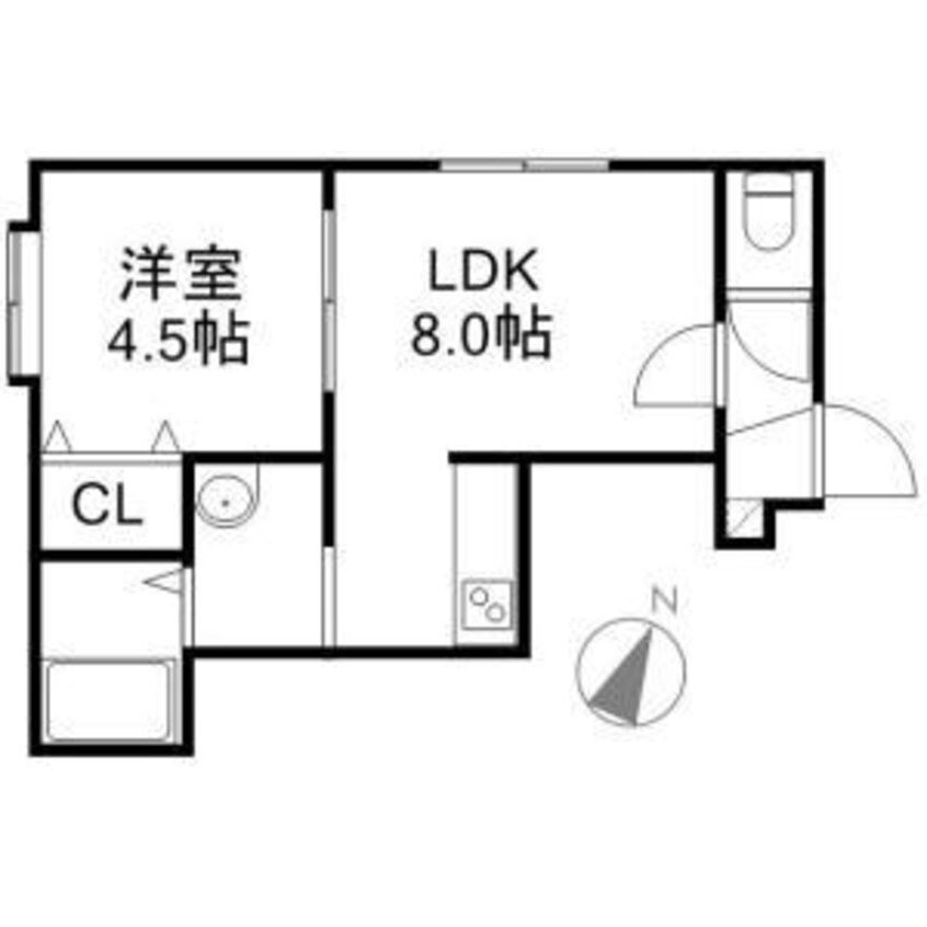 間取図 サニーパレス