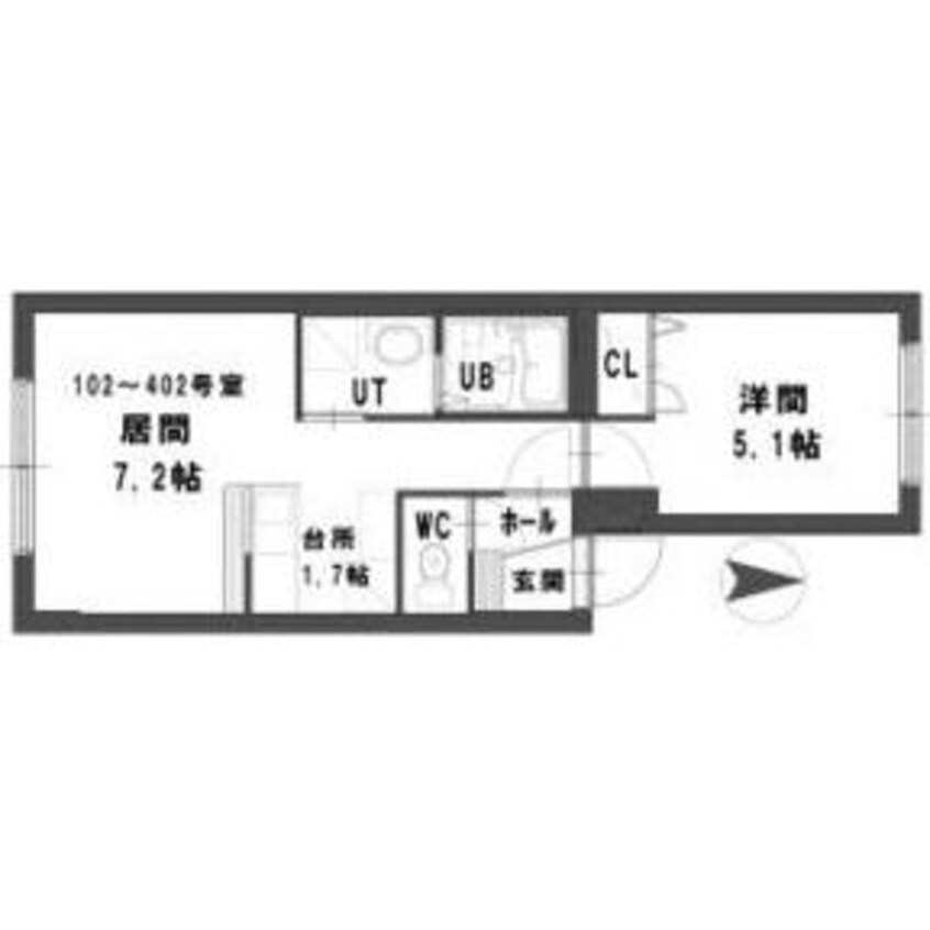 間取図 フィオーレミニ大通